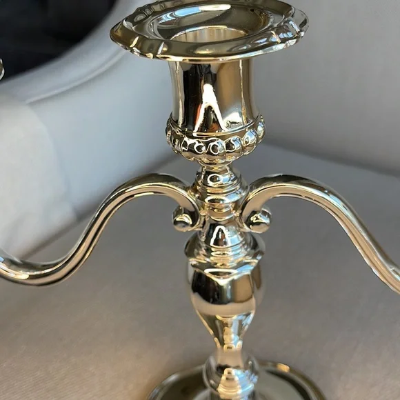 STUNNING TRI~CANDLE STICK - Picture 4 of 7